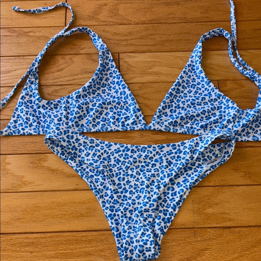 SHEIN Cheetah Print Bikini
